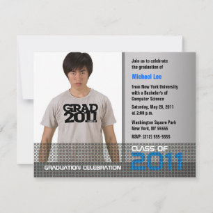 La invitación de la graduación añade la foto B9