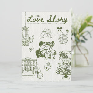 💍la invitación de la historia de amor