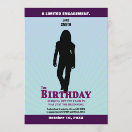 La invitación de la película del cumpleaños
