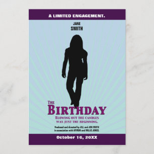 La invitación de la película del cumpleaños