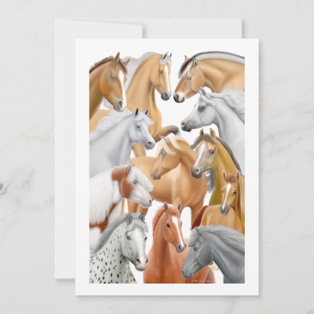 La invitación de los amantes del caballo (Anverso)