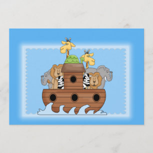 La invitación de Noah a la Baby Shower arca