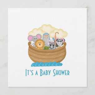 La invitación de Noé a la Baby Shower Arca