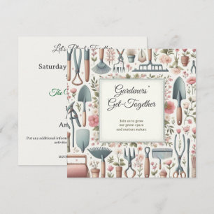 La invitación de Skillshare del jardín de raíz y r