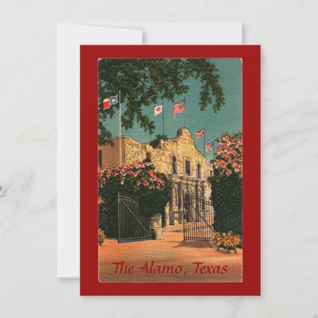 La invitación de Texas a la cosecha del Álamo (Anverso)