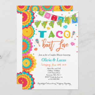 La invitación del amor del combate del Taco junta