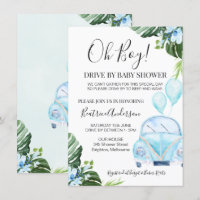 La invitación del bebé a la desfile por el niño en