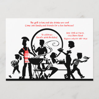 La invitación del cumpleaños del Cookout