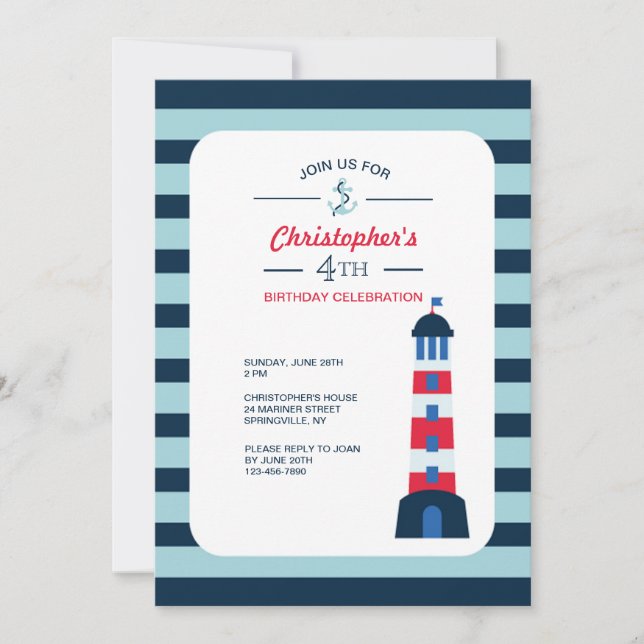 La Invitación del Faro (Anverso)