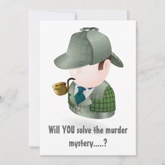 La invitación del misterio del asesinato