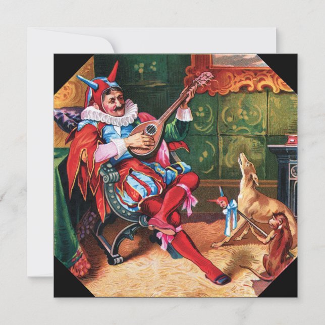 La invitación favorita al bufón del rey (Anverso)