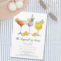 La Invitación Más Feliz De Horas De Ducha Bridal