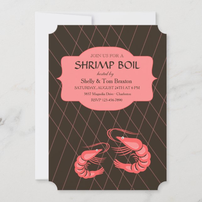 La invitación neta del pescador (Anverso)