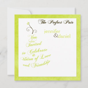 La invitación perfecta a la boda "Pear"