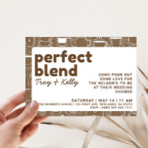 La invitación Perfecta A La Ducha De Café Blend