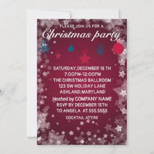 La invitación perfecta, elegante, de los Navidades