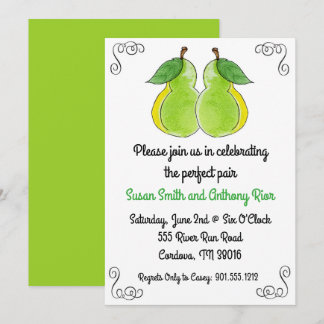 La invitación perfecta para duchas nupciales