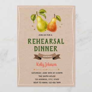 La invitación perfecta para la cena