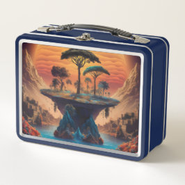 La isla al atardecer.