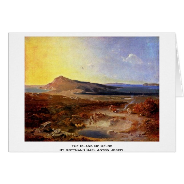La isla de Delos de Rottmann Carl Antón José (Anverso (Horizontal))