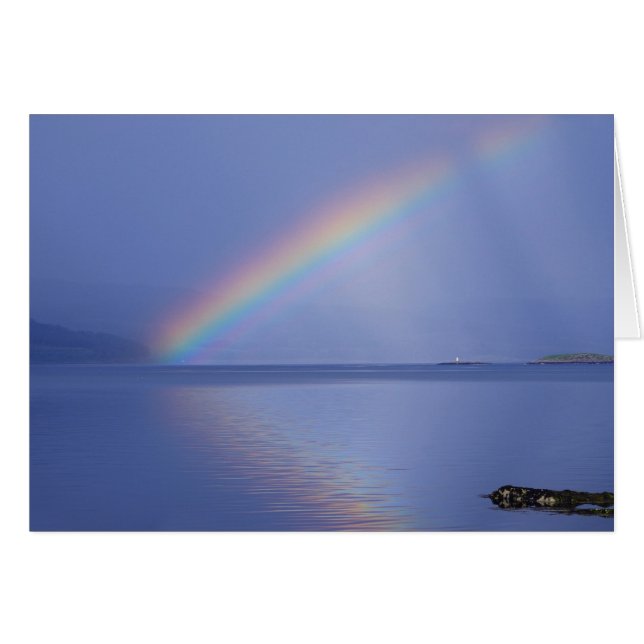 La isla de reflexiona sobre el arco iris (Anverso (Horizontal))