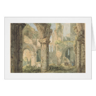 La isla santa de St Cuthbert, 1797 (w/c sobre el