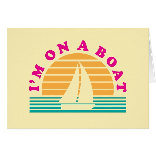 La isla sola en un barco (Anverso (Horizontal))