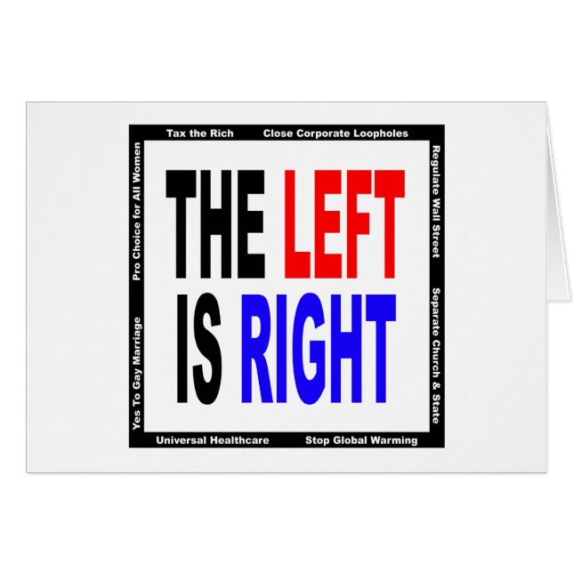 La izquierda correcta (Anverso (Horizontal))