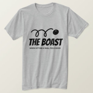 La jactancia camiseta divertida de squash cita par