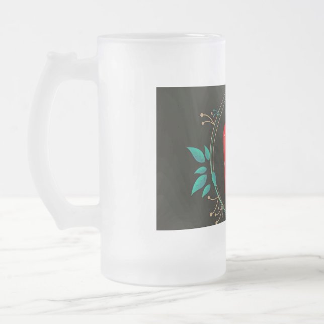 *"La jarra de vidrio escarchado"** (Izquierda)