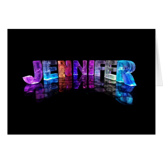 La Jennifer conocida en 3D se enciende (la (Anverso (Horizontal))