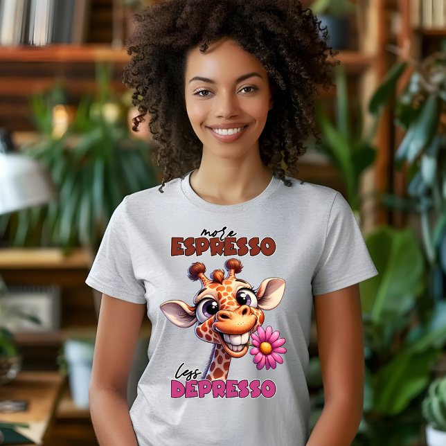 La jirafa chistosa: la graciosa camiseta de la jir (Subido por el creador)
