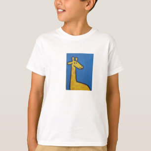 La jirafa embroma la camiseta