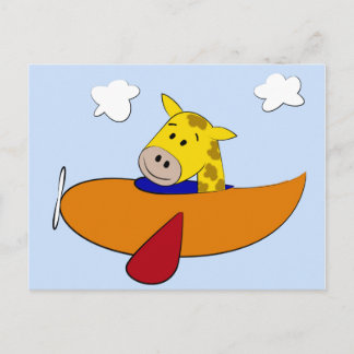 La jirafa en el anuncio del nacimiento del avión