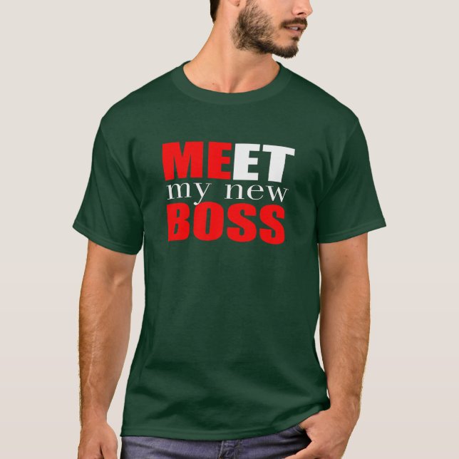 La jubilación me hace mi jefe camiseta (Anverso)