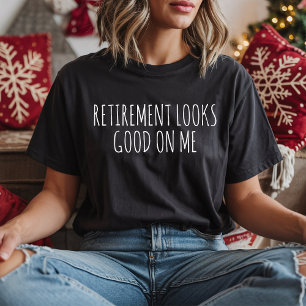 La jubilación me queda bien Camiseta divertida par