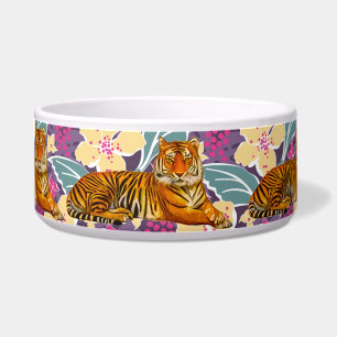 La jungla de tigres en el bol de mascotas