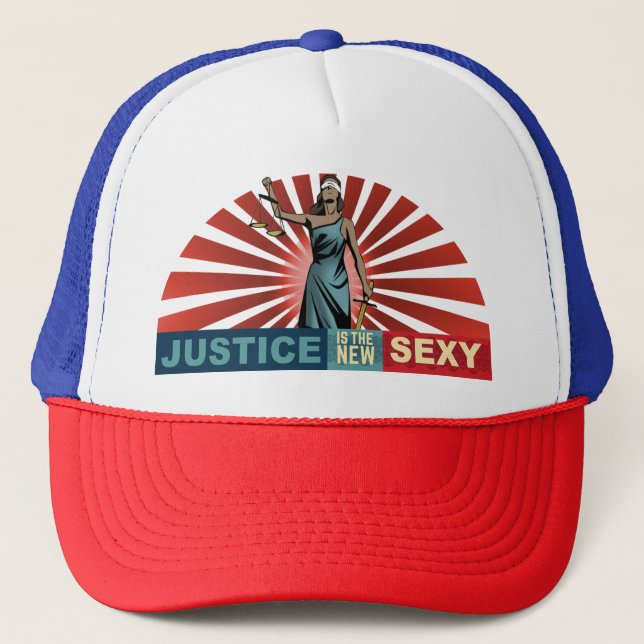 La justicia es gorra atractivo (Anverso)