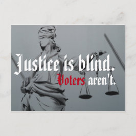 La justicia es una postal ciega