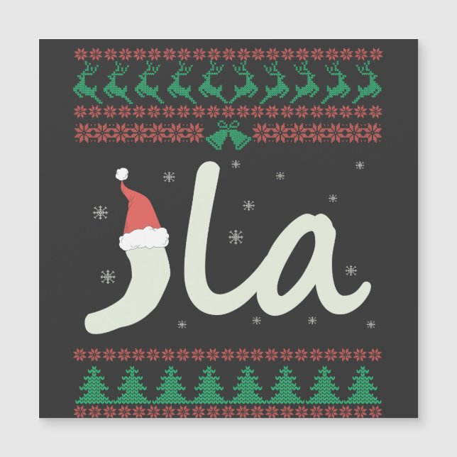 La Kamala Harris Suéter Feo de Navidad Elección (Anverso)