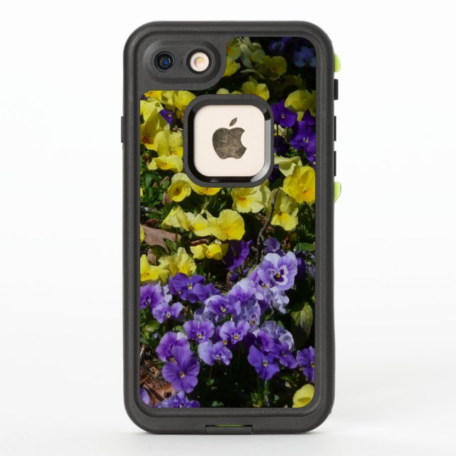 La ladera de los Pansies morado y amarillo (Reverso)