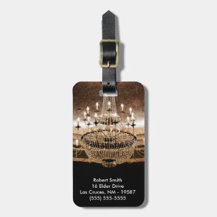 La lámpara cristalina deslumbra la etiqueta