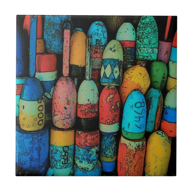 La langosta Buoys la teja (Frente)