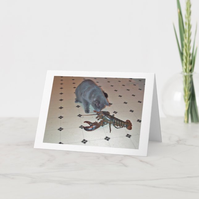 La langosta cuece la tarjeta (Anverso)