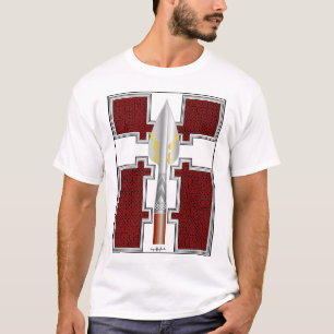 La lanza de Lúgh - diseño del frente de camisa