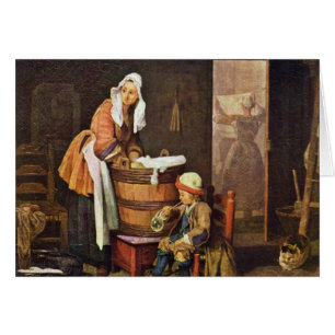 La lavandera, por Chardin Jean-Baptiste Siméon