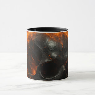 “La lealtad sabe mejor” – Taza tribal de cráneo en
