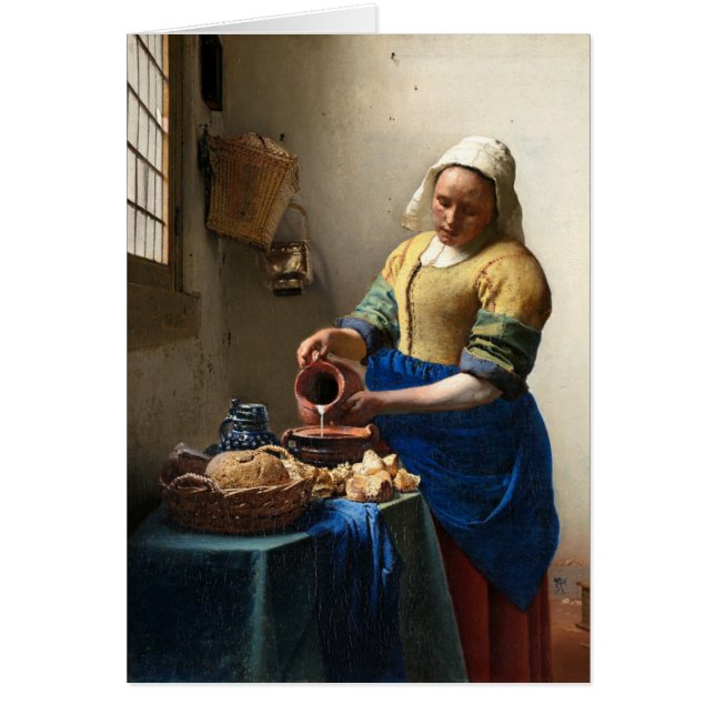 La lechera, enero Vermeer (Frente)