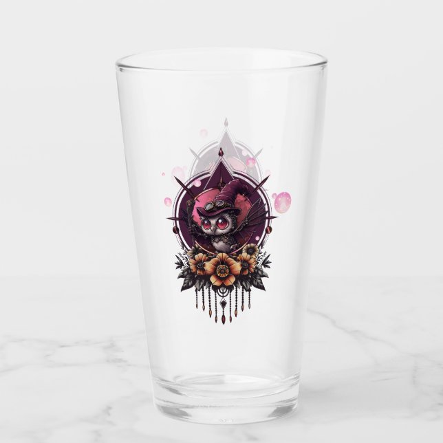 La lechuza Steampunk: guardiana de secretos. (Anverso)