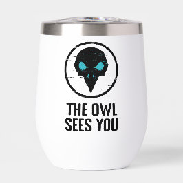 La lechuza te ve - Camisa de horror de los ojos Gl